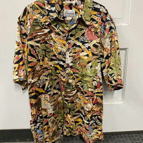 Reyn Spooner American Classics Hawaiian Shirt Mens L - Picture 1 of 5